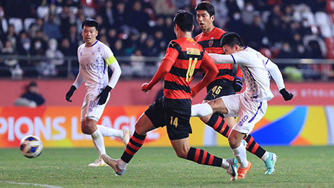 Tường thuật Pohang 2-0 Hà Nội